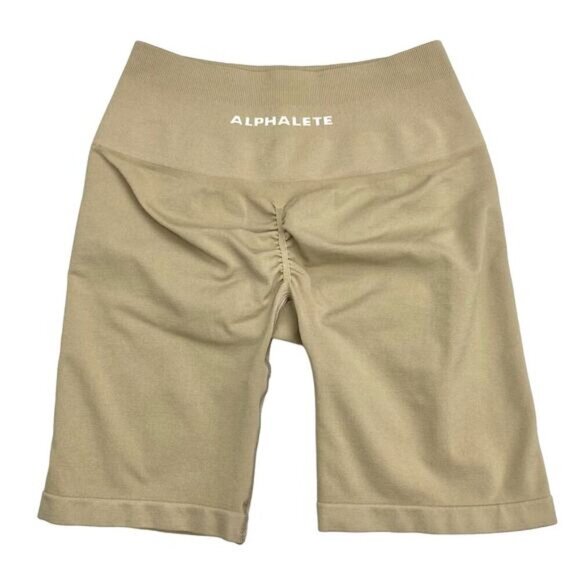 ALPHALETE Amplify Seamless Scrunch Short Sz Small Chai - Picture 3 of 3